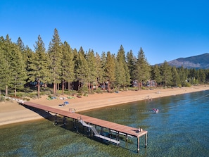 Private Beach + Dock