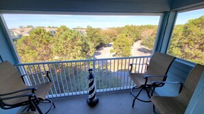 Large private screened porch