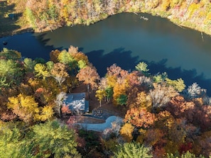 “A bit of luxury tucked away deep in the woods on a quiet lake...
