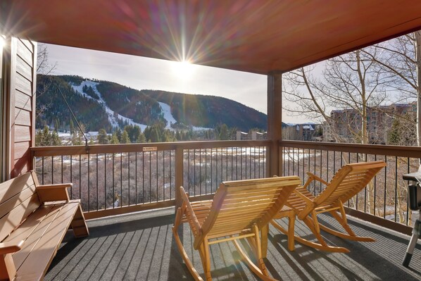 Keystone Vacation Rental | 2BR | 2BA | 860 Sq Ft | Stairs Required for Access