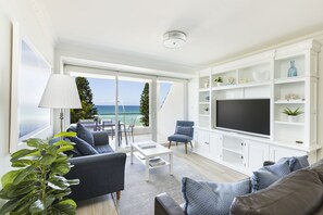 Living Room with ocean view