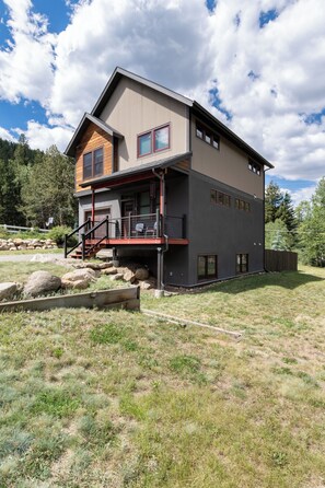 Plenty of windows capture the surrounding natural beauty