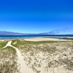 Walkway from the home to East Sandwich Beach.