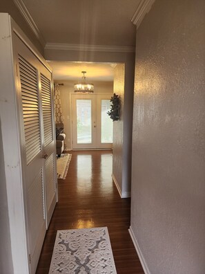 Entryway from the front door.