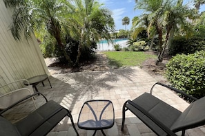 Back patio area!