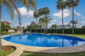 Garden and swimming pool