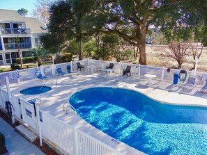 Pool View from Deck