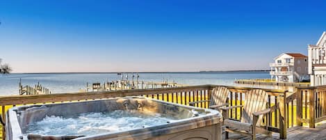 Hot Tub and Water View