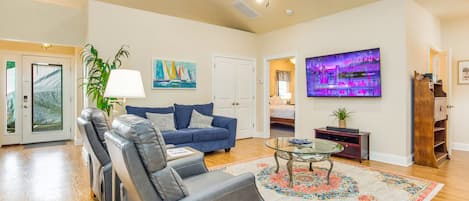 Welcome to the ultimate living room experience, where comfort and entertainment meet!