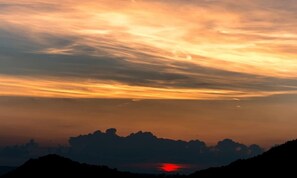 Sunset view from the balcony