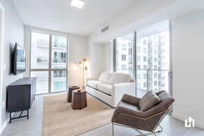 Luminous with lots of natural light