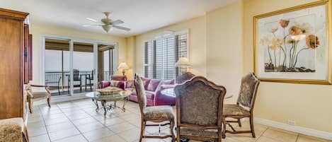 Beach Colony Tower 13D Dining Area And Living Room