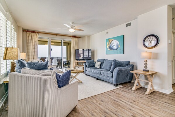 Beach Colony Tower 15A  Living Room