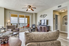 Beach Colony Tower 15B Living Room And TV