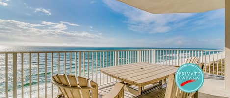 Perdido Key Rental Windemere 1008 Balcony with Beach View