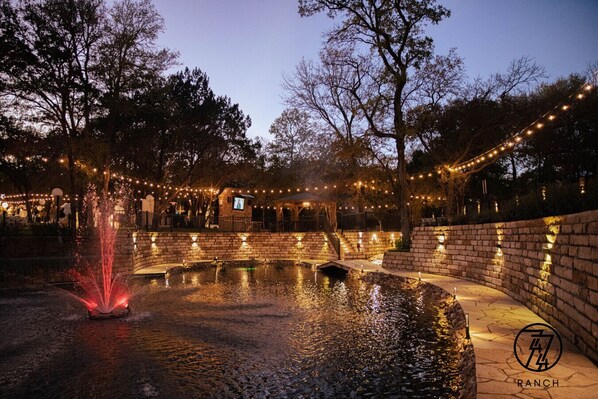 7744 Ranch Resort Lake at Night