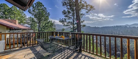 Viewing the Local Wildlife - Sit out on the deck and wait... at Hold Your Horses, there is a good chance you'll see local deer and possibly even elk stroll by.