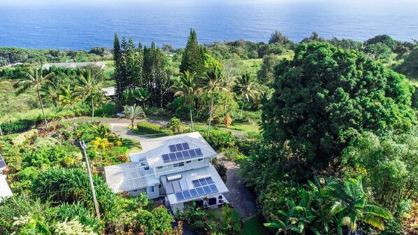 Ocean View Relaxing Gardens Hawaii