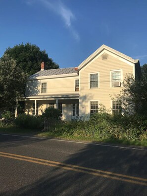 Front of the house from the street, Springtown Road. 