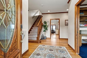 Welcome! Two story, 6 bed/4 bath home has water views from almost every room.