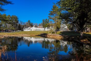 View of house from back pond