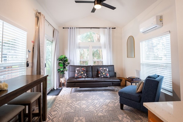 Open Concept Living Room and Kitchen Area