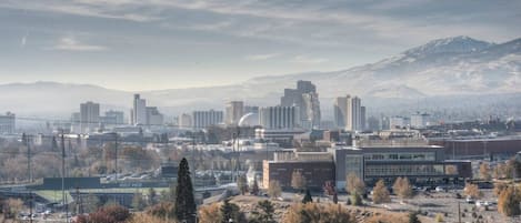 Reno Skyline from the deck.  Sit and enjoy!