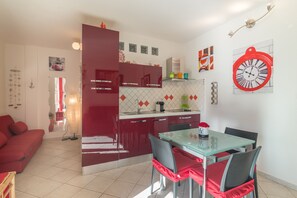 Living and dining room
