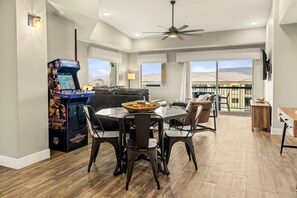 Whether it's playing Games with the Family or "Working From Home" we have the Right Amenities for your needs