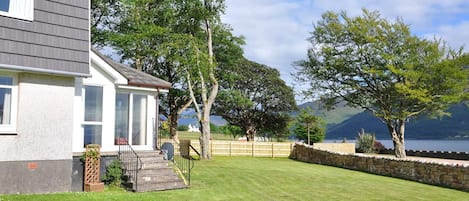 Side view of cottage with Garden