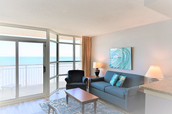 Amazing ocean view from the living room