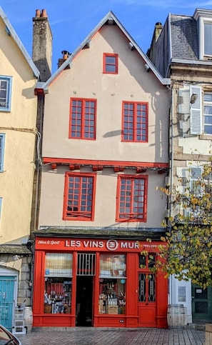 House of secrets on the first floor second and third floors above the wine shop 