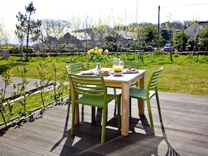 Patio | Una Argentum 61 - St Ives Resort, Carbis Bay, near St Ives