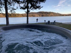 View from the hot tub
