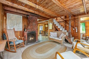 Living room leading to the second floor