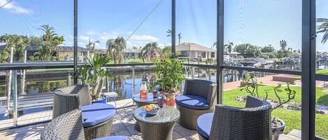 Outdoor Conversation Area With Beautiful Views