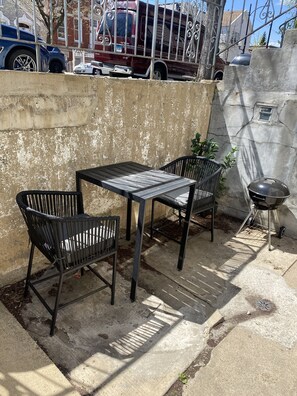 Private bistro with charcoal grill