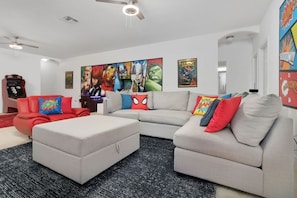 Seating Area for Upstairs Home Theater