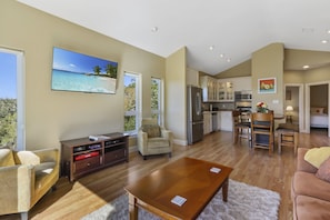 Main living area of the home located on the second floor.