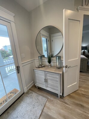 Entry way in the front of the home.