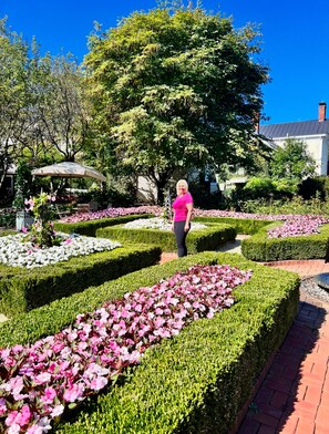 The Inn’s flower garden