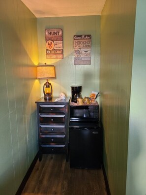 Microwave and refrigerator