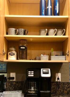 Beverage station for your morning coffee or tea 