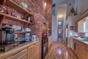 Coffee and tea bar in kitchen- a guest favorite!