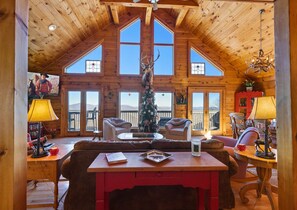 Wall of Windows and Vaulted Ceilings