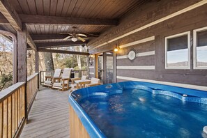 Hot Tub and Deck Seating