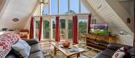 Beautiful and light filled living room for great conversations.