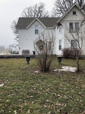 East side of farmhouse