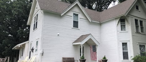 Farmhouse with deck