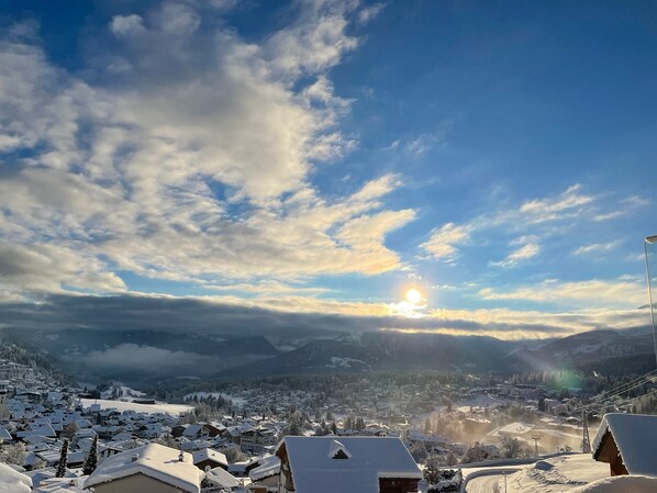 Aussicht aus der Wohnung